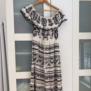 Flying Tomato Off Shoulder Summer Maxi Dress Size M